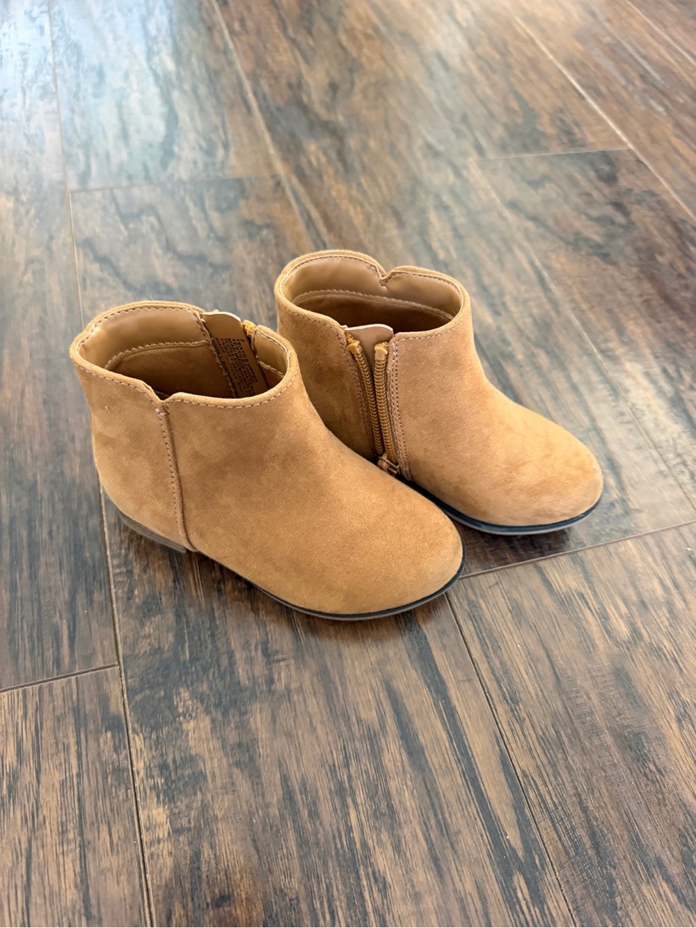 Cat & Jack Brown Suede-Look Ankle Boots for Kids